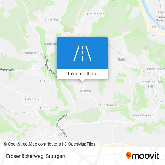 Карта Erbsenäckerweg