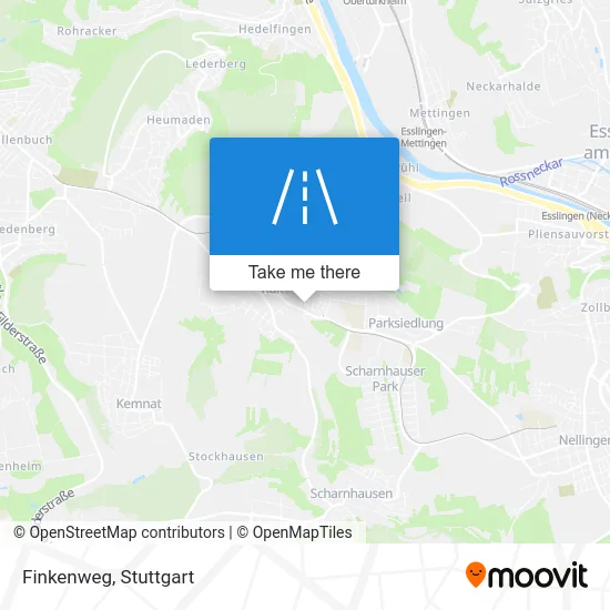 Карта Finkenweg