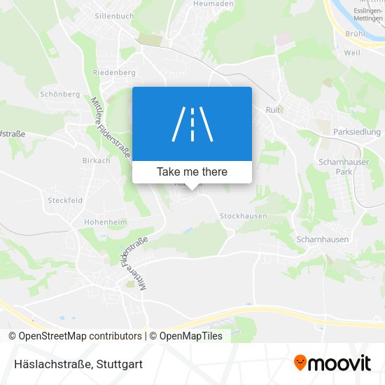 Häslachstraße map