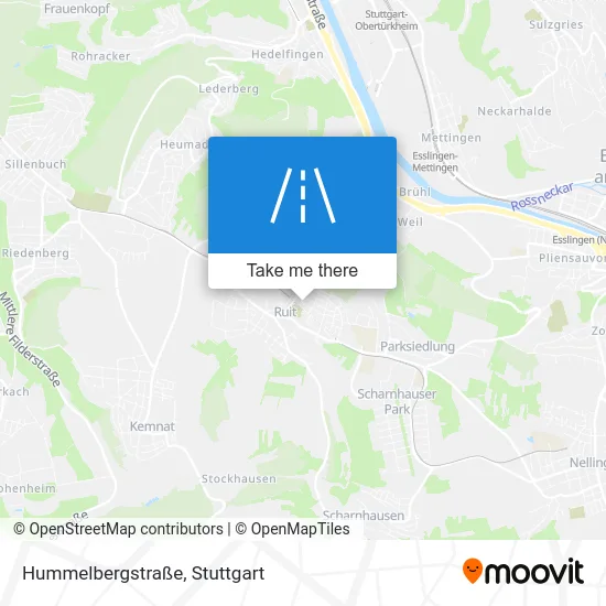 Карта Hummelbergstraße