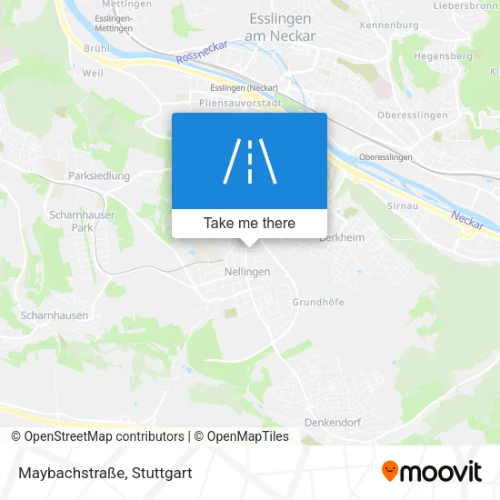 Карта Maybachstraße