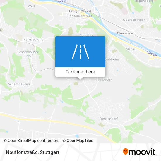 Карта Neuffenstraße