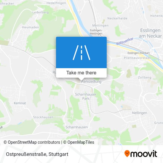 Ostpreußenstraße map