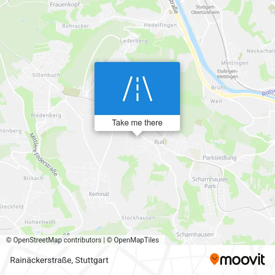 Карта Rainäckerstraße