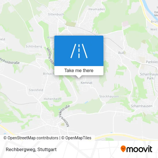 Rechbergweg map