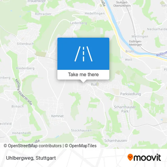 Карта Uhlbergweg