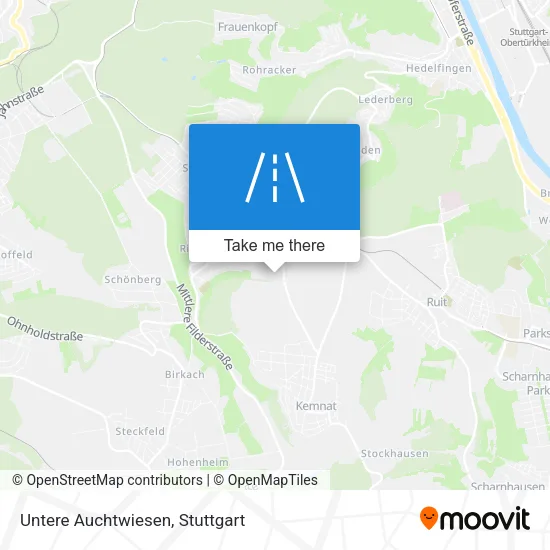 Карта Untere Auchtwiesen