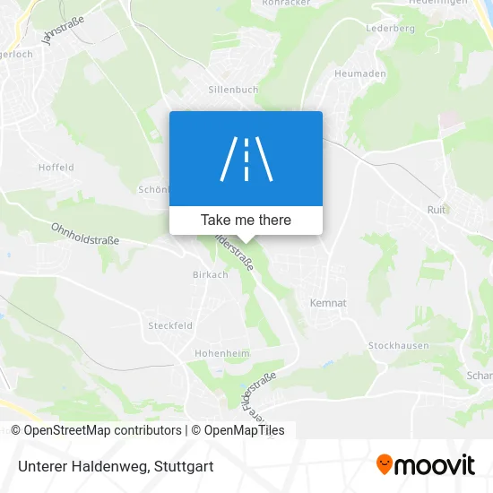 Карта Unterer Haldenweg