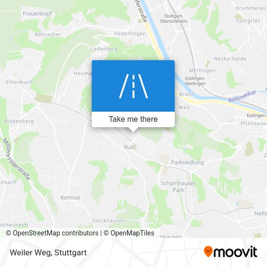 Карта Weiler Weg