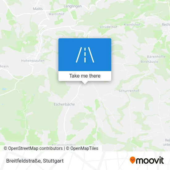 Карта Breitfeldstraße
