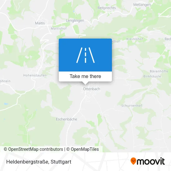 Карта Heldenbergstraße