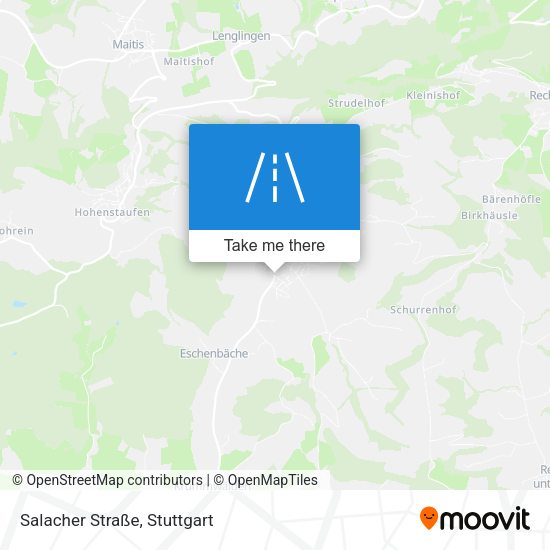 Salacher Straße map