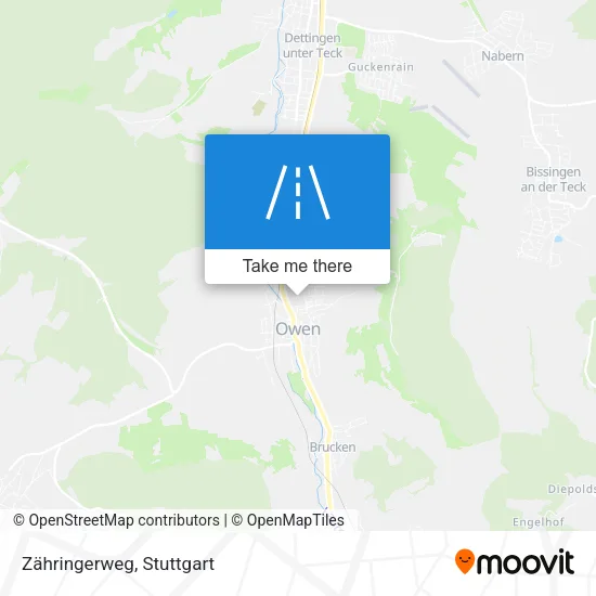 Карта Zähringerweg