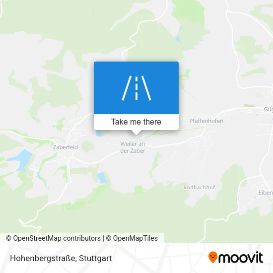 Карта Hohenbergstraße