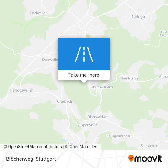Карта Blöcherweg