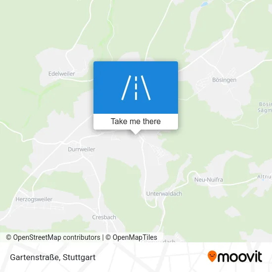 Карта Gartenstraße