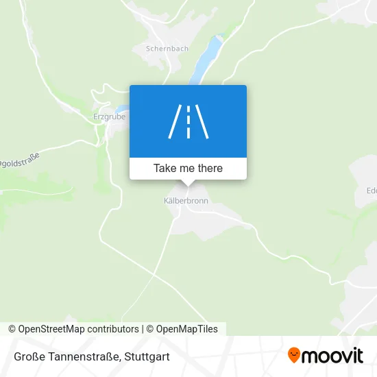 Große Tannenstraße map