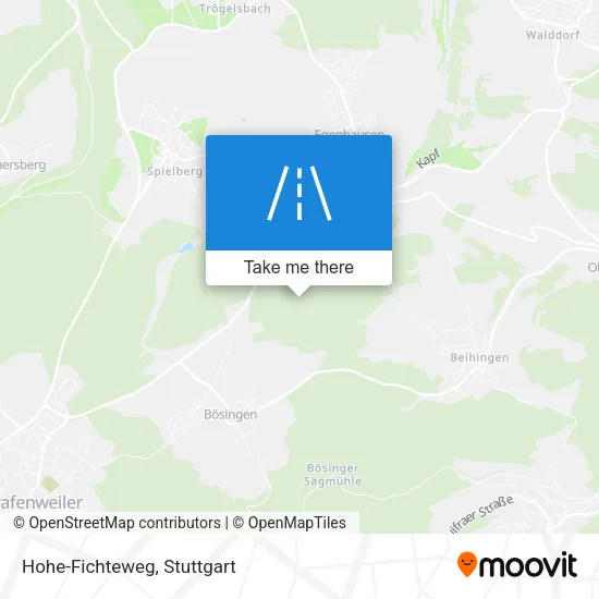 Карта Hohe-Fichteweg