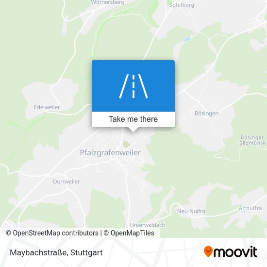 Карта Maybachstraße