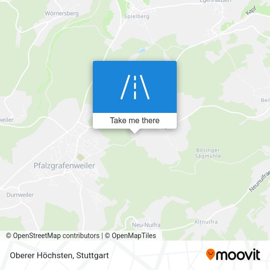 Oberer Höchsten map