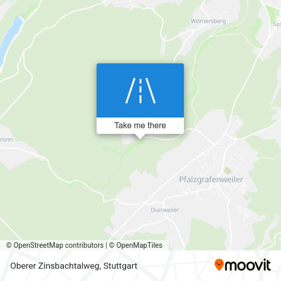 Oberer Zinsbachtalweg map