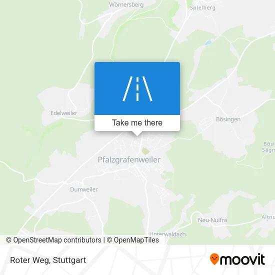 Карта Roter Weg