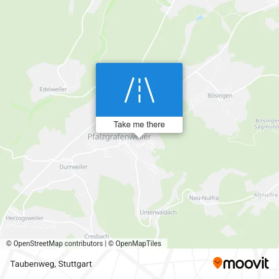 Карта Taubenweg