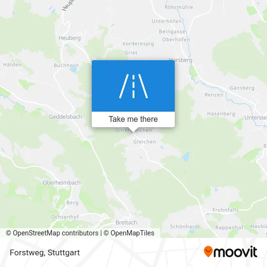 Карта Forstweg