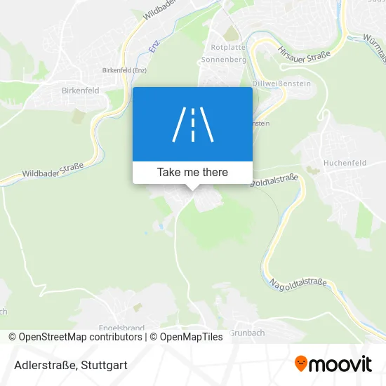 Карта Adlerstraße