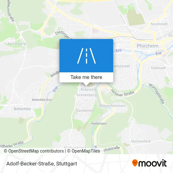Карта Adolf-Becker-Straße