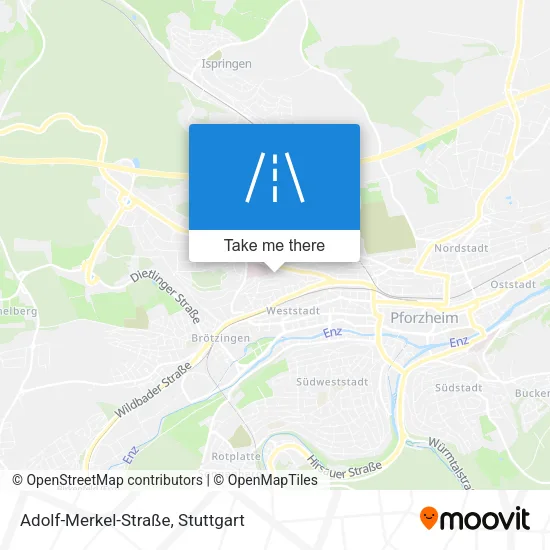 Карта Adolf-Merkel-Straße