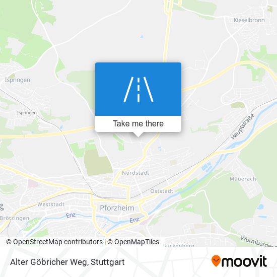 Alter Göbricher Weg map