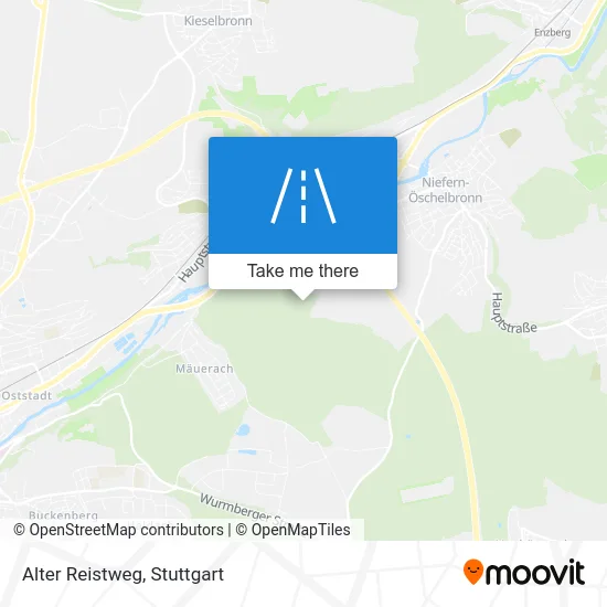 Карта Alter Reistweg