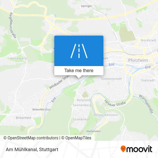 Карта Am Mühlkanal