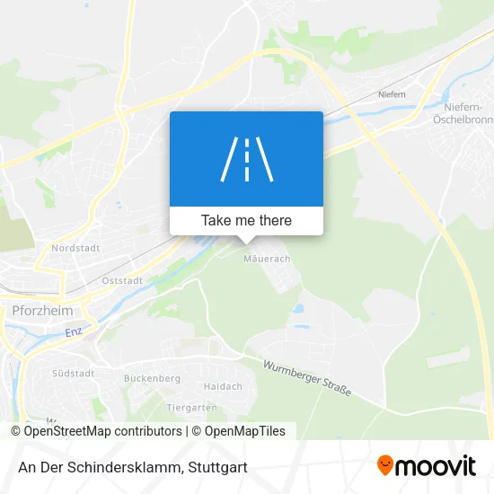 Карта An Der Schindersklamm