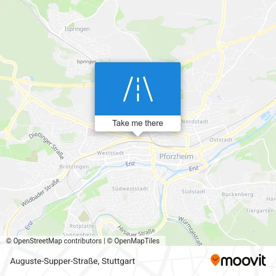 Карта Auguste-Supper-Straße