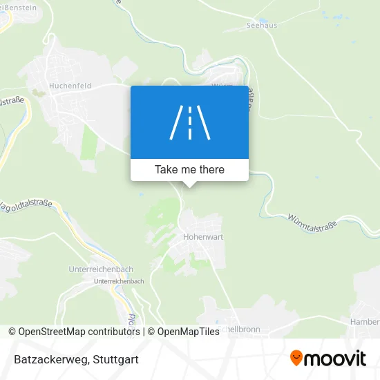 Карта Batzackerweg