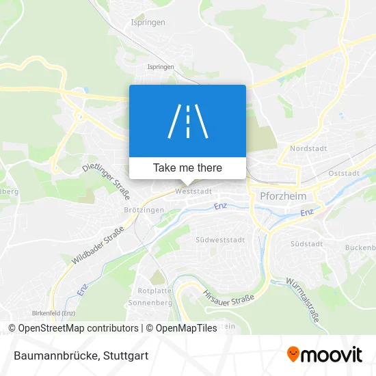 Карта Baumannbrücke