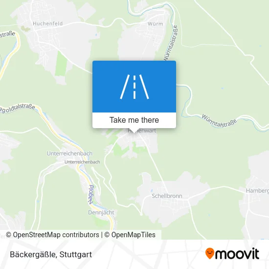 Карта Bäckergäßle
