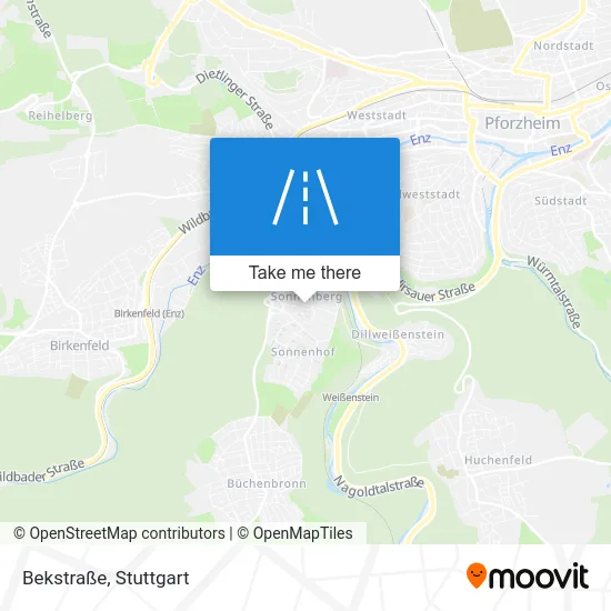 Карта Bekstraße