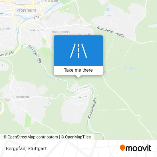 Карта Bergpfad