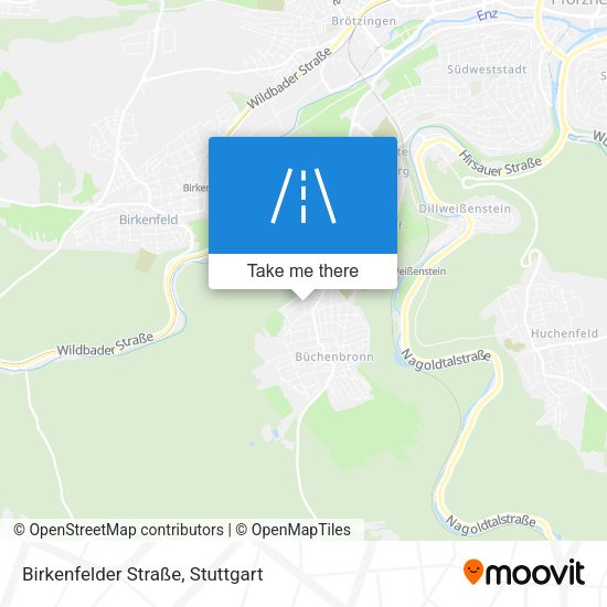 Birkenfelder Straße map