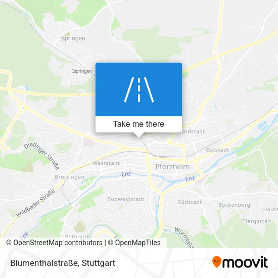 Карта Blumenthalstraße