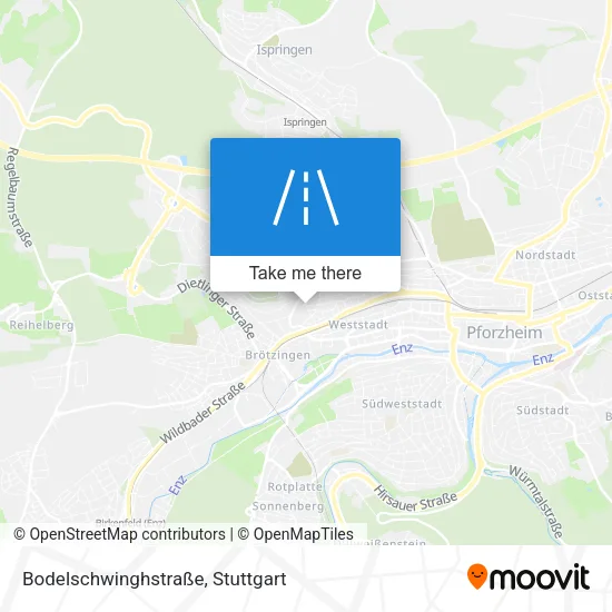 Карта Bodelschwinghstraße