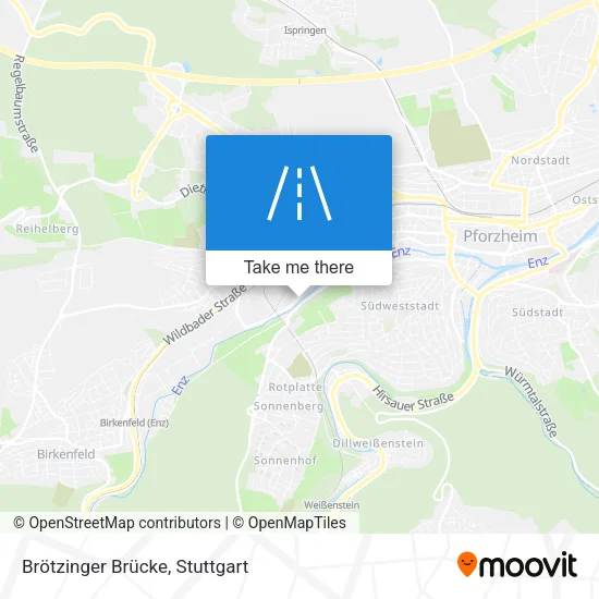 Карта Brötzinger Brücke