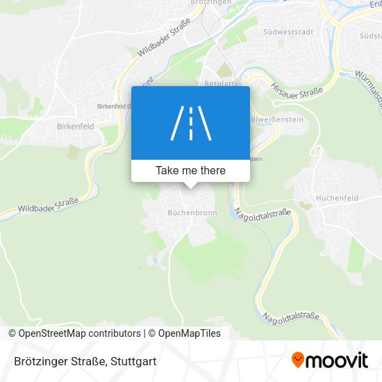 Brötzinger Straße map