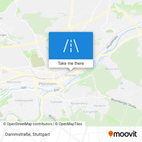 Карта Dammstraße