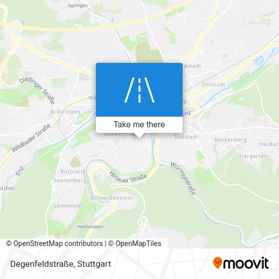 Карта Degenfeldstraße