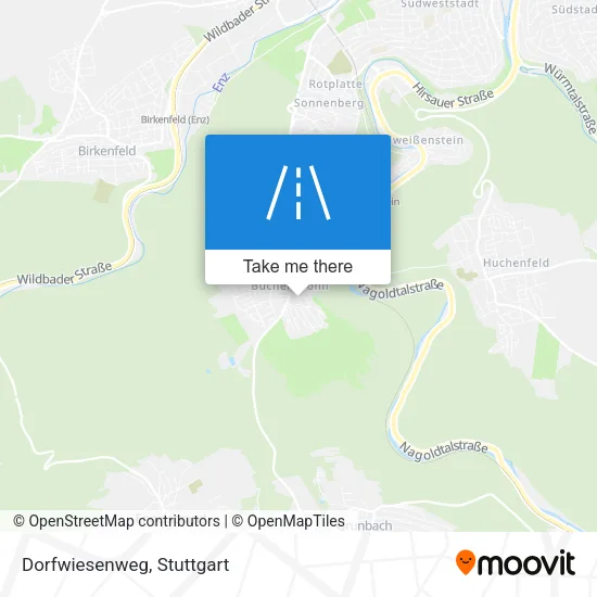Dorfwiesenweg map