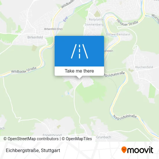 Карта Eichbergstraße